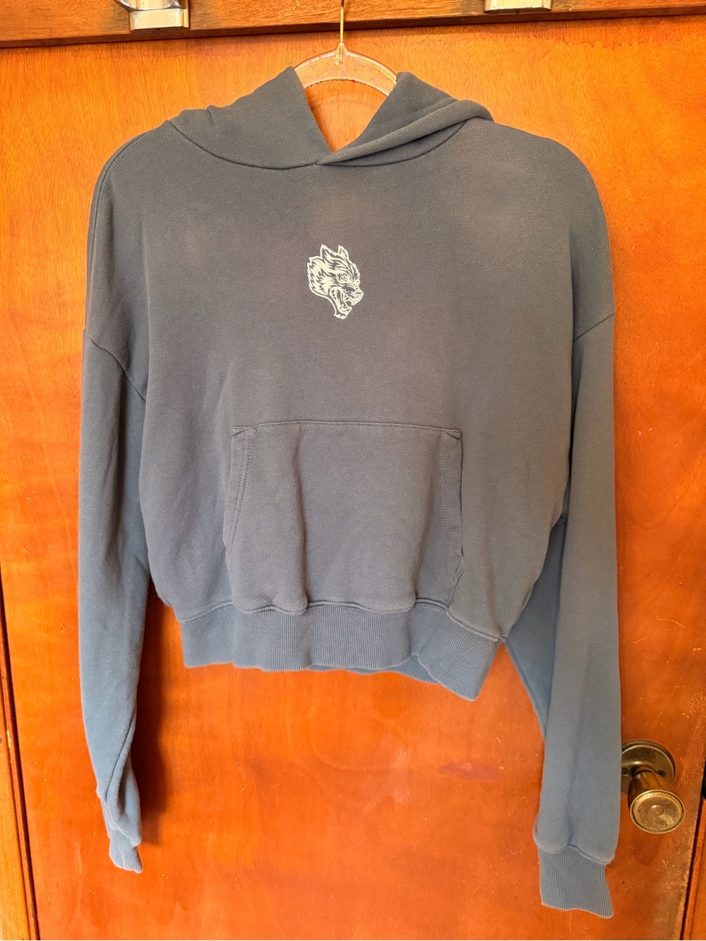Blue Darc Sport Cropped Hoodie